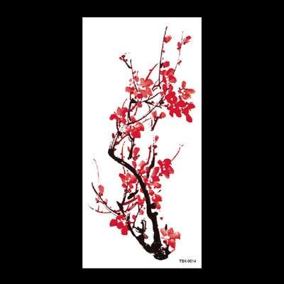 1 Pcs Elegant Temporary Tattoos Stickers Rose Flowers Arm Shoulder Tattoo Waterproof Big Luxury Flower For Womens - TaTTTy