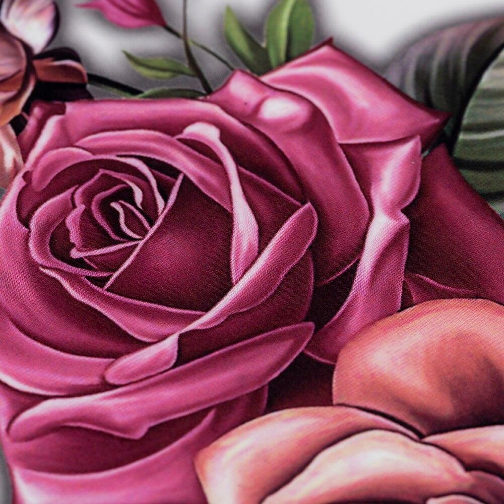 1 Pcs Elegant Temporary Tattoos Stickers Rose Flowers Arm Shoulder Tattoo Waterproof Big Luxury Flower For Womens - TaTTTy