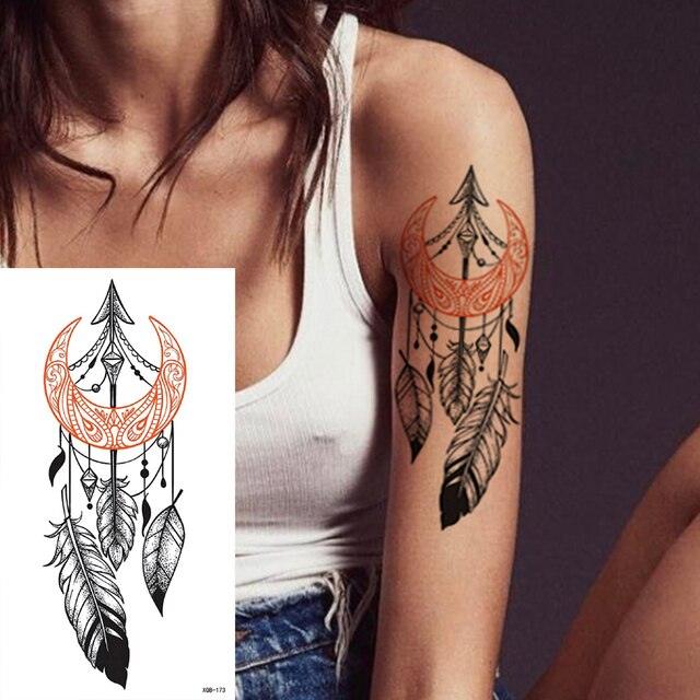 25 Sheets Flower Rose Luxury Tattoos Waterproof Temporary Sticker 3D Rose Flower Tattoos Body Art Arm Fake Tatoo For Womens - TaTTTy