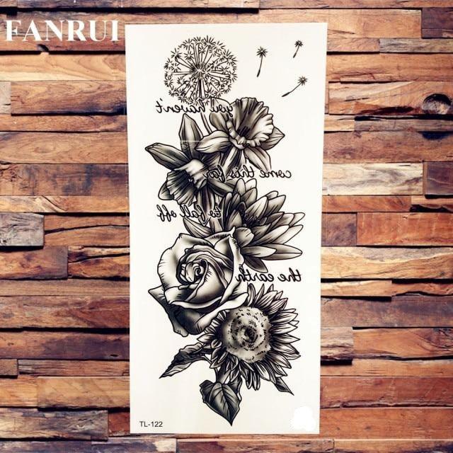 3D Scorpion Temporary Tattoos Sticker Body Arm Waterproof Wolf Tattoo Realistic Style For Women Men - TaTTTy