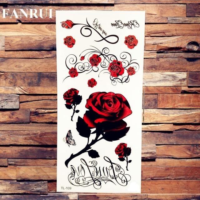 3D Scorpion Temporary Tattoos Sticker Body Arm Waterproof Wolf Tattoo Realistic Style For Women Men - TaTTTy