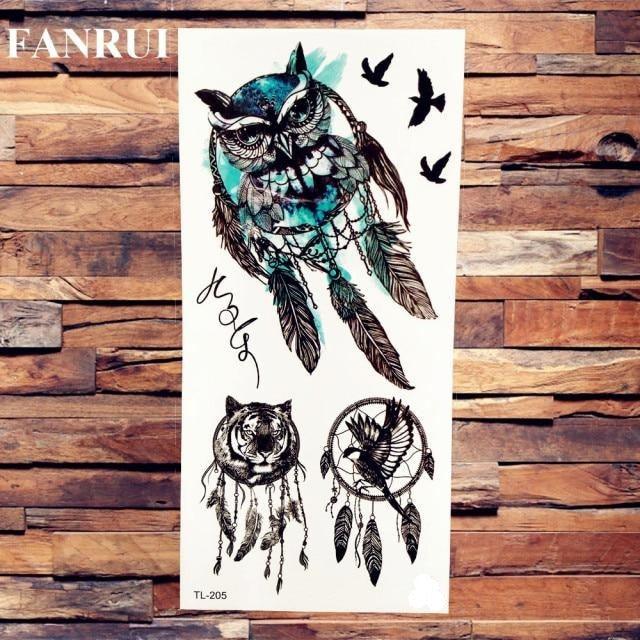 3D Scorpion Temporary Tattoos Sticker Body Arm Waterproof Wolf Tattoo Realistic Style For Women Men - TaTTTy