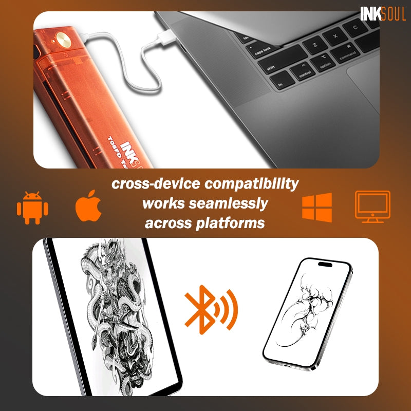 INKSOUL® T08FD tattoo transfer printer touch screen - TaTTTy