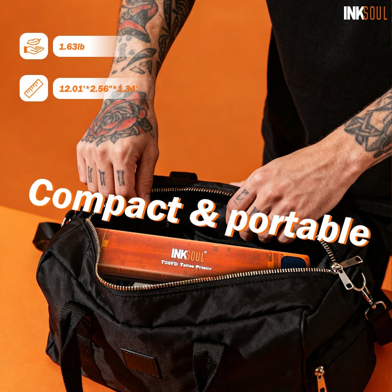 INKSOUL® T08FD tattoo transfer printer touch screen - TaTTTy