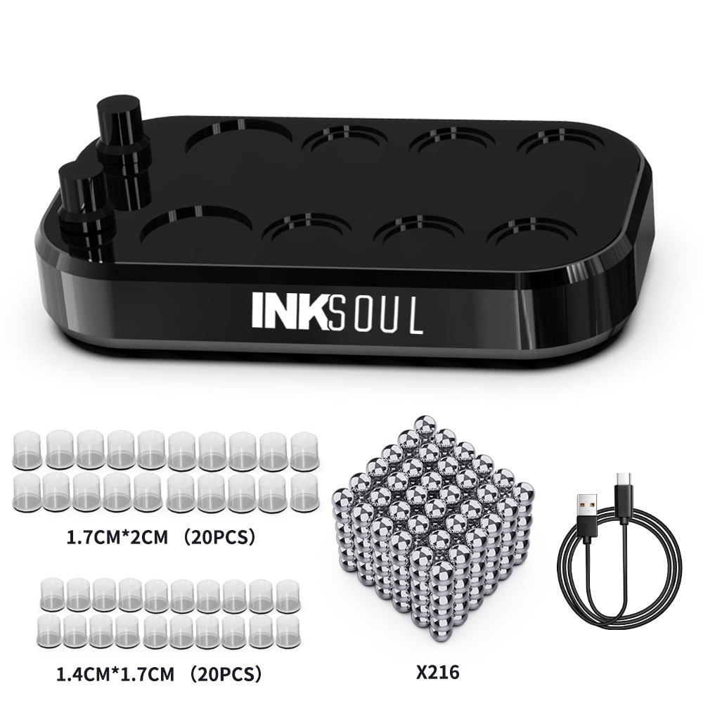 INKSOUL® TATTOO INK CUP MIXER 8 sites Aluminum alloy frame - TaTTTy
