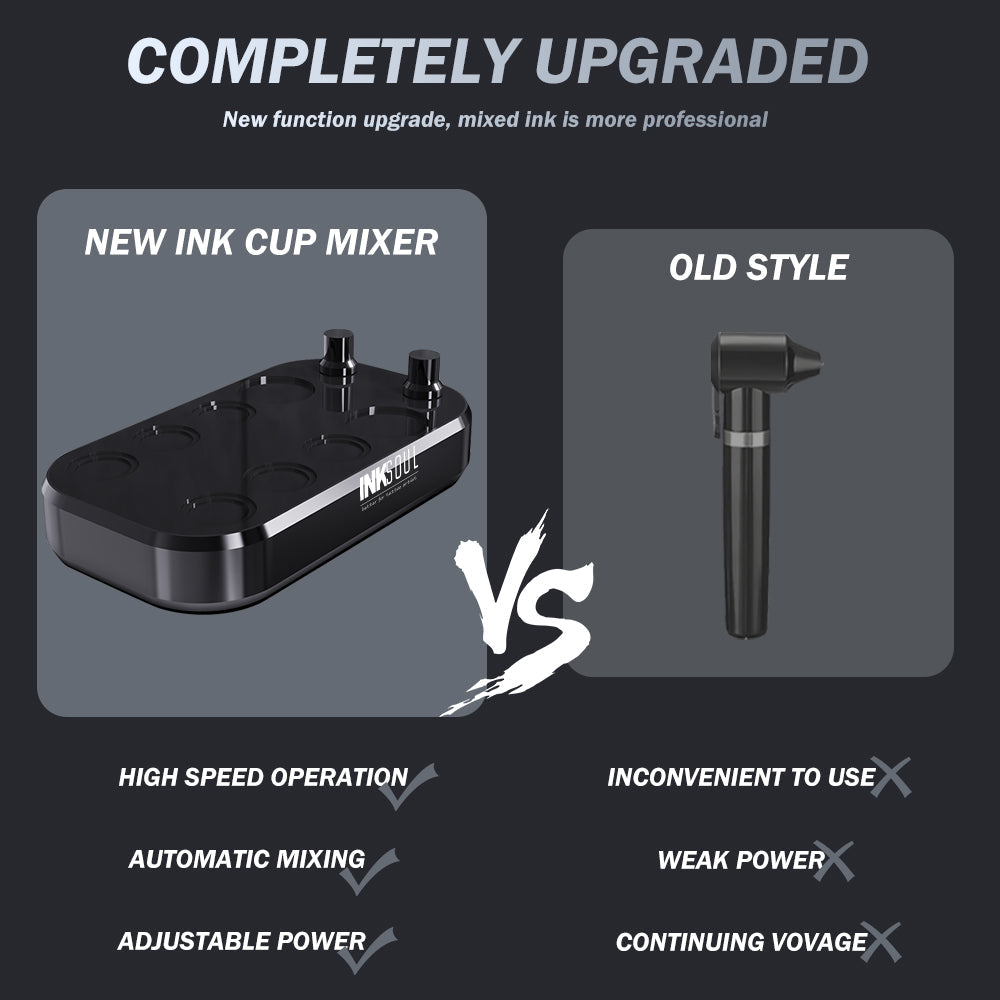 INKSOUL® TATTOO INK CUP MIXER 8 sites Aluminum alloy frame - TaTTTy