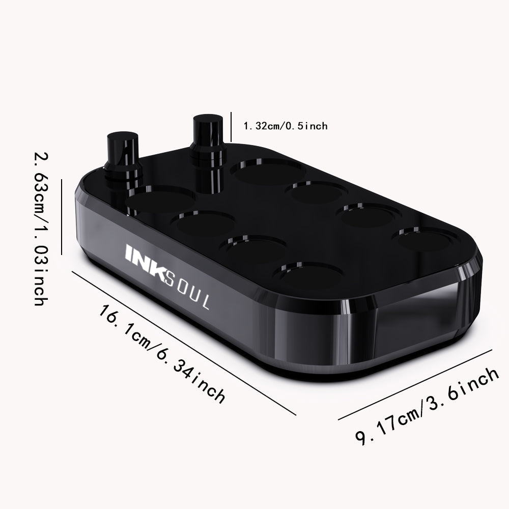 INKSOUL® TATTOO INK CUP MIXER 8 sites Aluminum alloy frame - TaTTTy