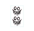 Black Clown Temporary Tattoo Sticker Body Art Arm Waist Fake Waterproof Tattoos Elegant Small Design For Men Women - TaTTTy