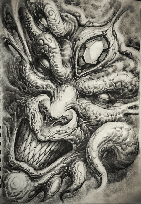 Demonic Visage - DARK SURREALISM