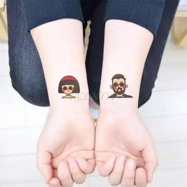 Different Small Waterproof Temporary Tattoo Sticker Cute Tatto Flash Tattoos Small Size Colorful Design for Kids Mens Womens - TaTTTy