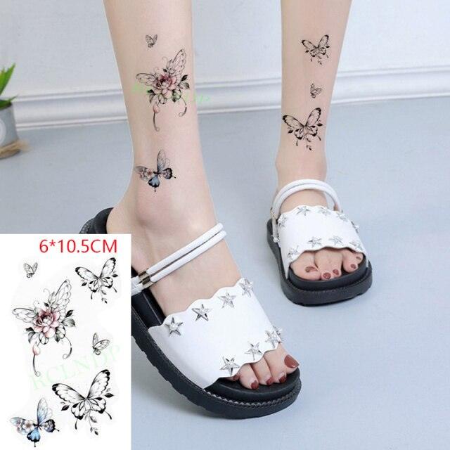 Different Small Waterproof Temporary Tattoo Sticker Cute Tatto Flash Tattoos Small Size Colorful Design for Kids Mens Womens - TaTTTy