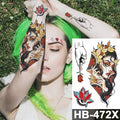 Different Stylish Waterproof Temporary Tattoo Sticker Heart Knife Angel Makeup Tattoos For Women Men - TaTTTy