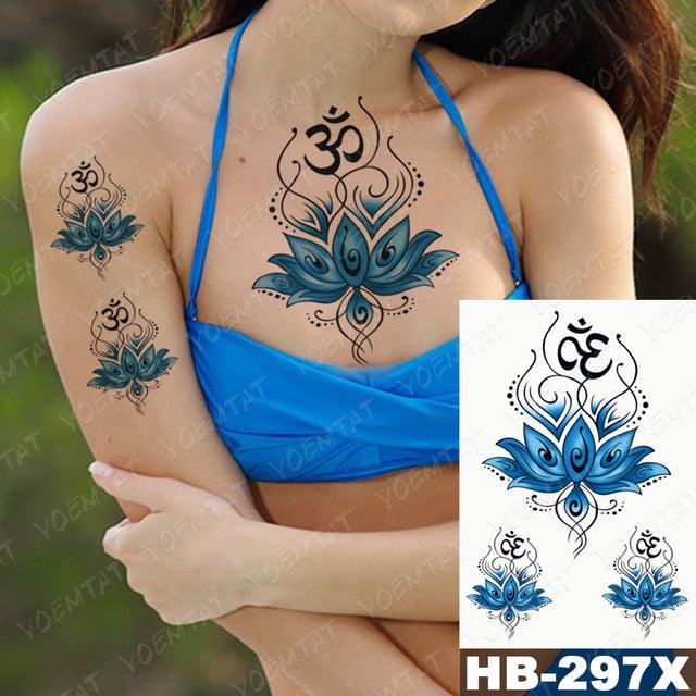 Different Stylish Waterproof Temporary Tattoo Sticker Heart Knife Angel Makeup Tattoos For Women Men - TaTTTy
