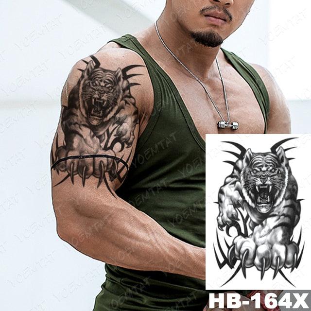 Different Stylish Waterproof Temporary Tattoo Sticker Heart Knife Angel Makeup Tattoos For Women Men - TaTTTy