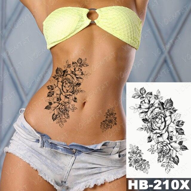 Different Stylish Waterproof Temporary Tattoo Sticker Heart Knife Angel Makeup Tattoos For Women Men - TaTTTy