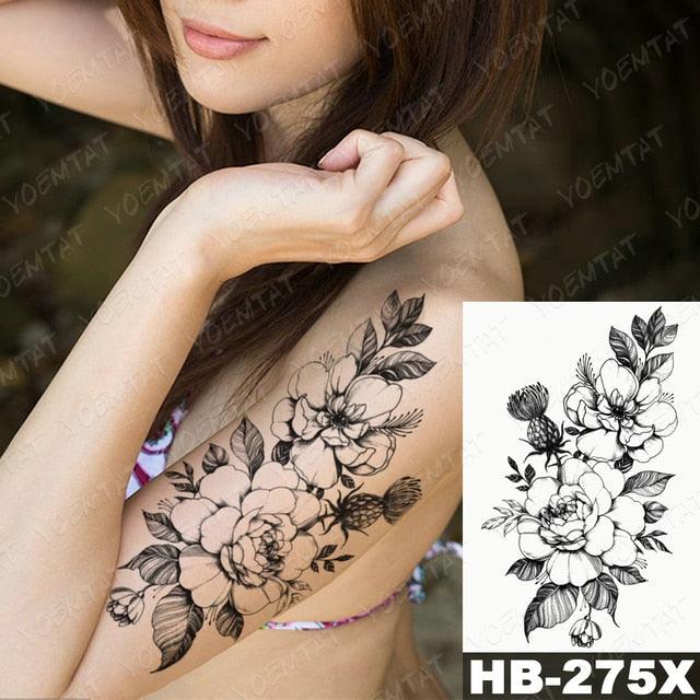 Different Stylish Waterproof Temporary Tattoo Sticker Heart Knife Angel Makeup Tattoos For Women Men - TaTTTy