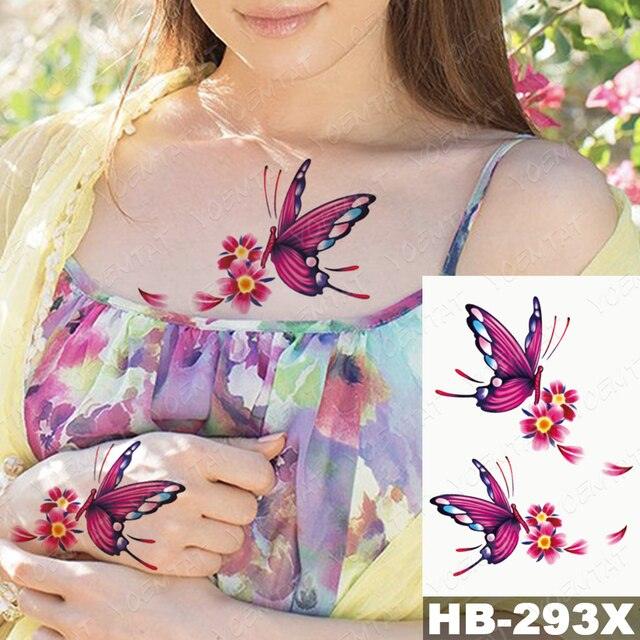 Different Stylish Waterproof Temporary Tattoo Sticker Heart Knife Angel Makeup Tattoos For Women Men - TaTTTy