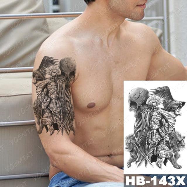 Different Stylish Waterproof Temporary Tattoo Sticker Heart Knife Angel Makeup Tattoos For Women Men - TaTTTy