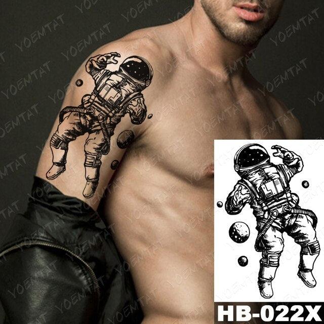 Different Stylish Waterproof Temporary Tattoo Sticker Heart Knife Angel Makeup Tattoos For Women Men - TaTTTy