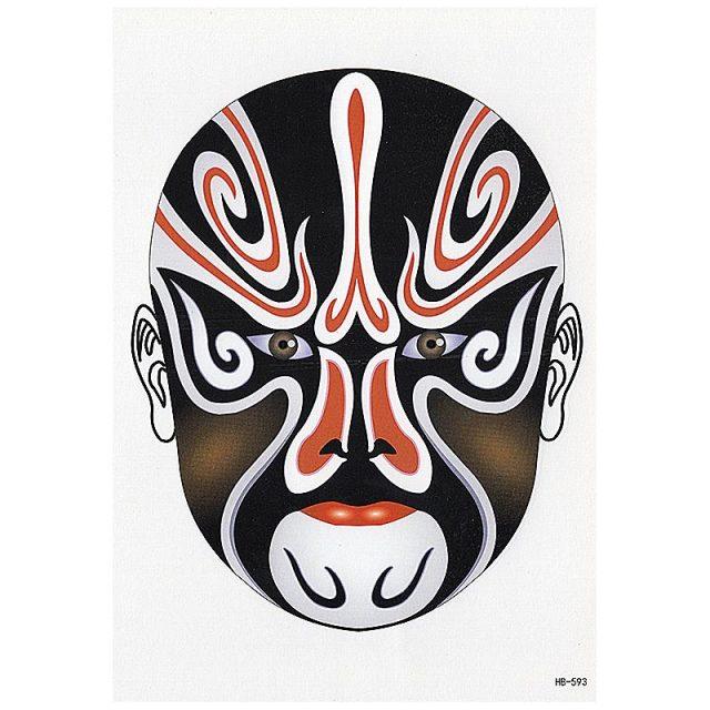 Elegant Temporary Waterproof Tattoos Big Tribal Sticker Black Large Body Art Makeup Fake Tattoo For Mens Womens - TaTTTy