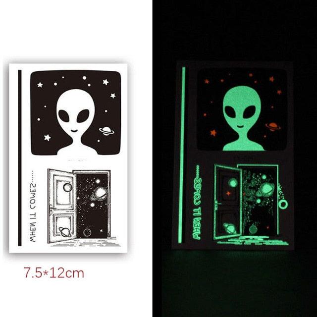 Fashion Luminous Sticker Tattoos Waterproof Temporary Different Luxury Tattoos For Womens Mens Kids - TaTTTy