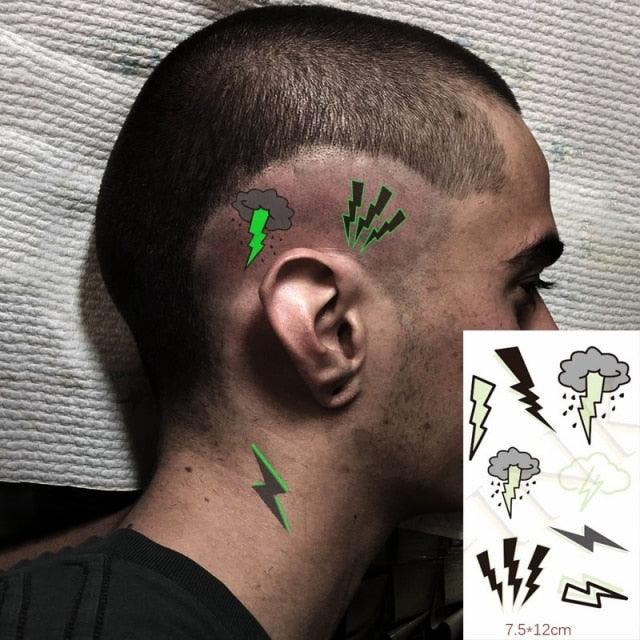 Fashion Luminous Sticker Tattoos Waterproof Temporary Different Luxury Tattoos For Womens Mens Kids - TaTTTy