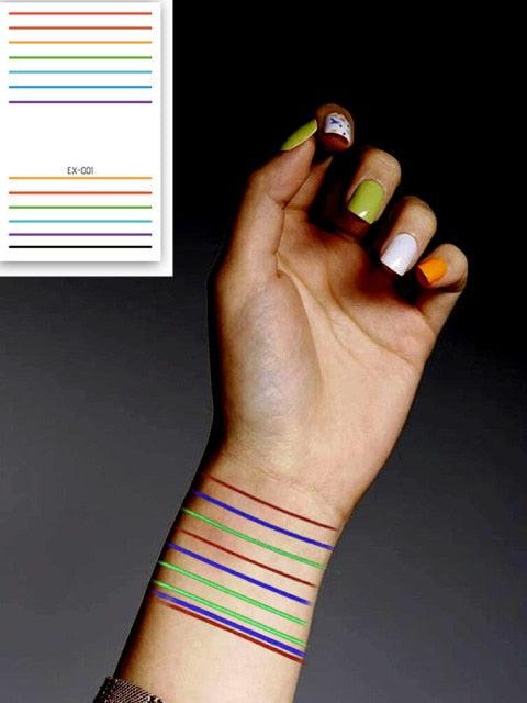 Fashion Luminous Sticker Tattoos Waterproof Temporary Different Luxury Tattoos For Womens Mens Kids - TaTTTy