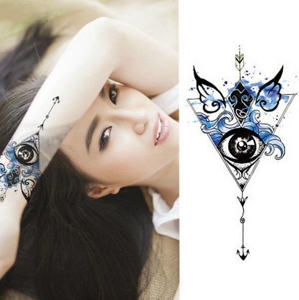Luxury Colorful And Black Womens Tattoo Temporary Flower Waterproof Elegant Modern Tattoo For Shoulder - TaTTTy
