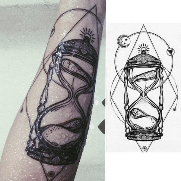 Luxury Colorful And Black Womens Tattoo Temporary Flower Waterproof Elegant Modern Tattoo For Shoulder - TaTTTy