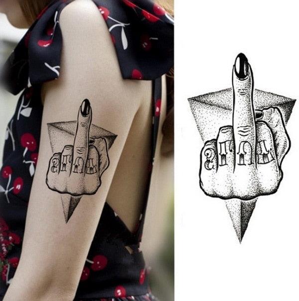 Luxury Colorful And Black Womens Tattoo Temporary Flower Waterproof Elegant Modern Tattoo For Shoulder - TaTTTy