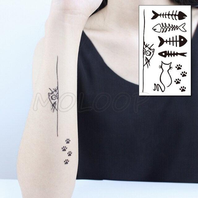 Luxury Womens Different Temporary Waterproof Tattoo Sticker Feather Dandelion Tattoos For Makeup Party - TaTTTy