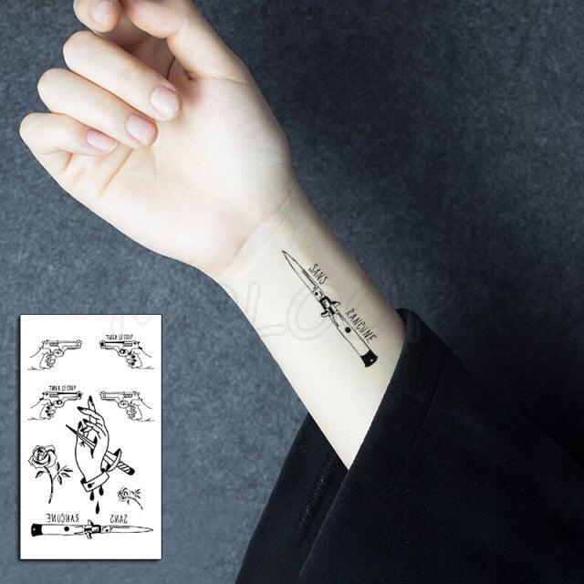 Luxury Womens Different Temporary Waterproof Tattoo Sticker Feather Dandelion Tattoos For Makeup Party - TaTTTy