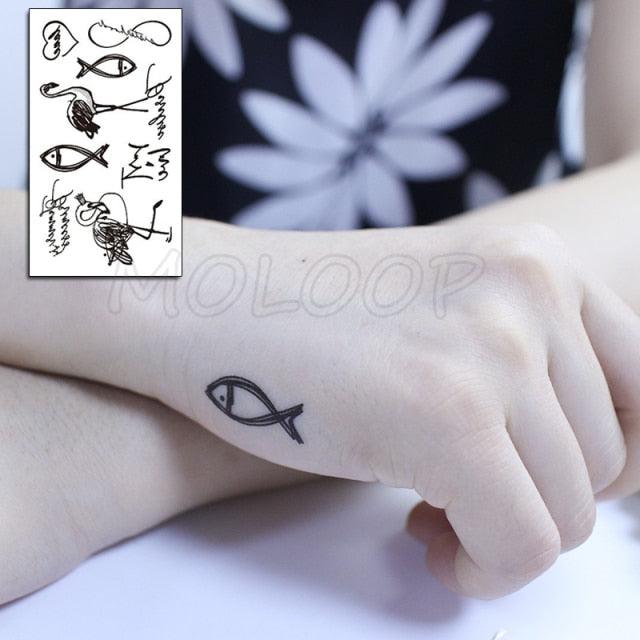 Luxury Womens Different Temporary Waterproof Tattoo Sticker Feather Dandelion Tattoos For Makeup Party - TaTTTy