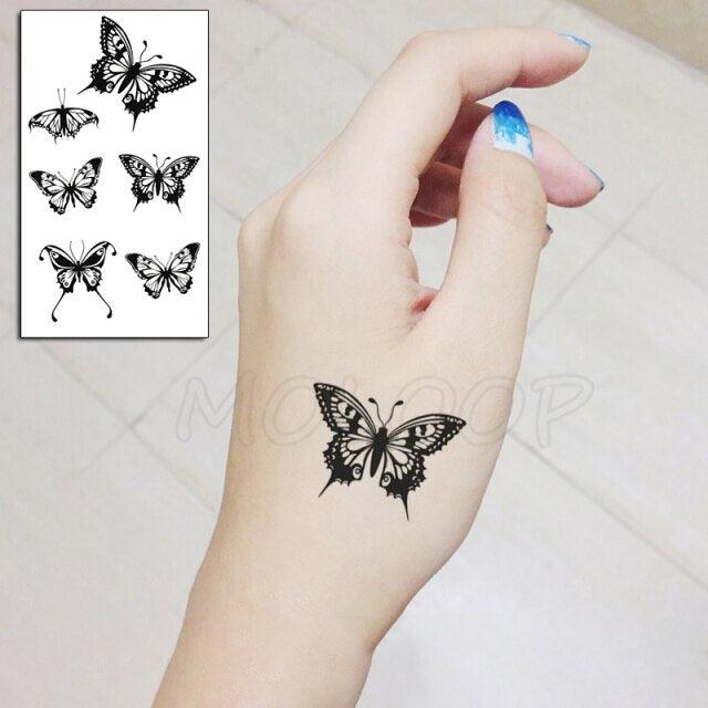 Luxury Womens Different Temporary Waterproof Tattoo Sticker Feather Dandelion Tattoos For Makeup Party - TaTTTy