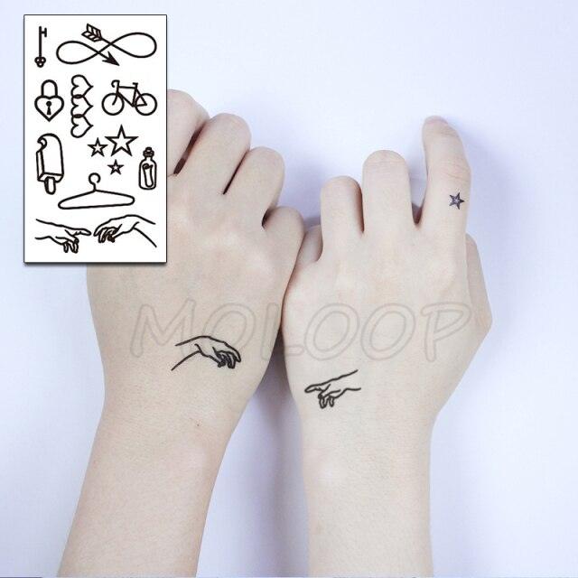 Luxury Womens Different Temporary Waterproof Tattoo Sticker Feather Dandelion Tattoos For Makeup Party - TaTTTy