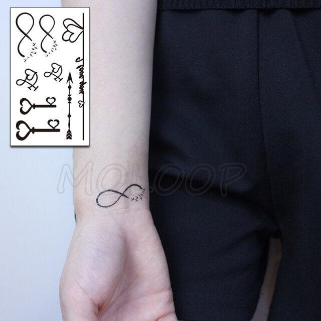 Luxury Womens Different Temporary Waterproof Tattoo Sticker Feather Dandelion Tattoos For Makeup Party - TaTTTy