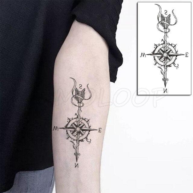 Luxury Womens Different Temporary Waterproof Tattoo Sticker Feather Dandelion Tattoos For Makeup Party - TaTTTy