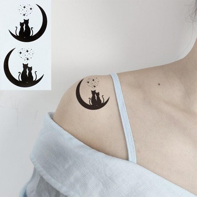 Luxury Womens Different Temporary Waterproof Tattoo Sticker Feather Dandelion Tattoos For Makeup Party - TaTTTy