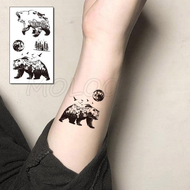 Luxury Womens Different Temporary Waterproof Tattoo Sticker Feather Dandelion Tattoos For Makeup Party - TaTTTy