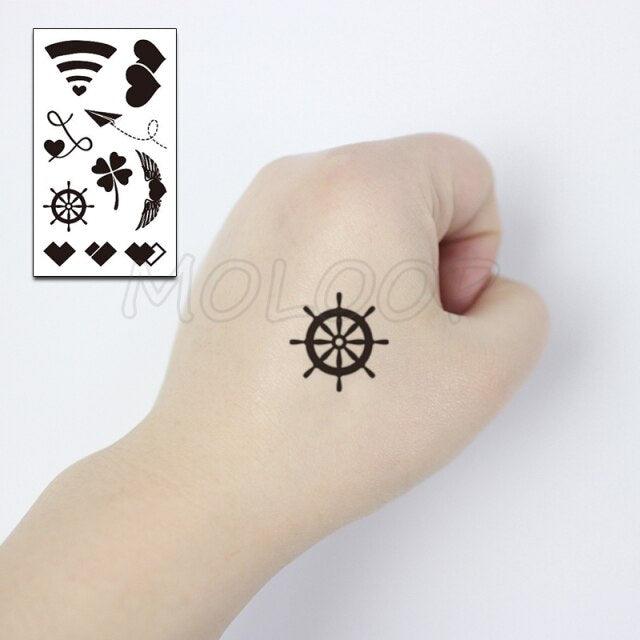 Luxury Womens Different Temporary Waterproof Tattoo Sticker Feather Dandelion Tattoos For Makeup Party - TaTTTy