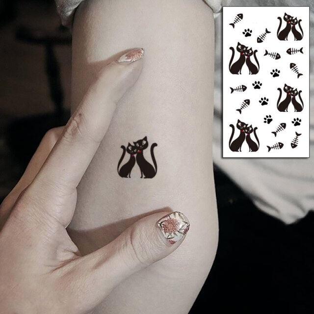 Luxury Womens Different Temporary Waterproof Tattoo Sticker Feather Dandelion Tattoos For Makeup Party - TaTTTy