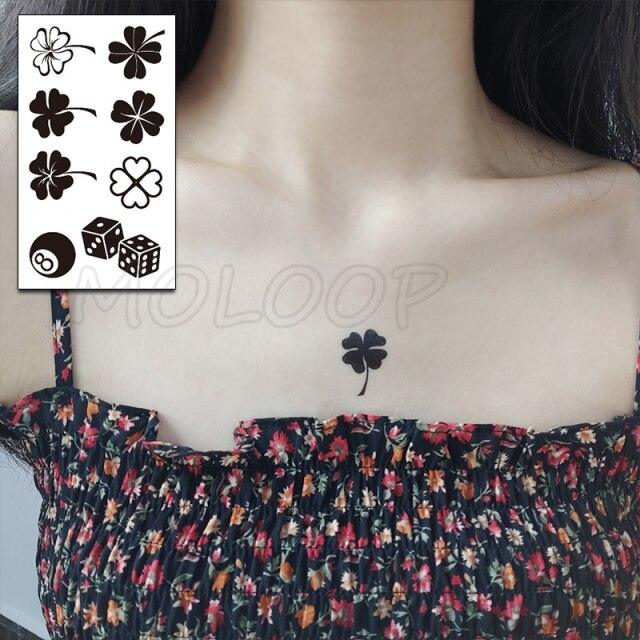 Luxury Womens Different Temporary Waterproof Tattoo Sticker Feather Dandelion Tattoos For Makeup Party - TaTTTy