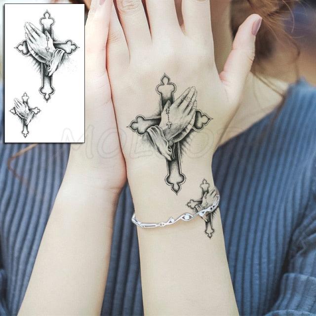 Luxury Womens Different Temporary Waterproof Tattoo Sticker Feather Dandelion Tattoos For Makeup Party - TaTTTy