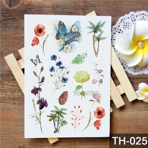 New Different Animals Waterproof Temporary Sticker Tattoo Cute Little Colorful Children Tattoos - TaTTTy