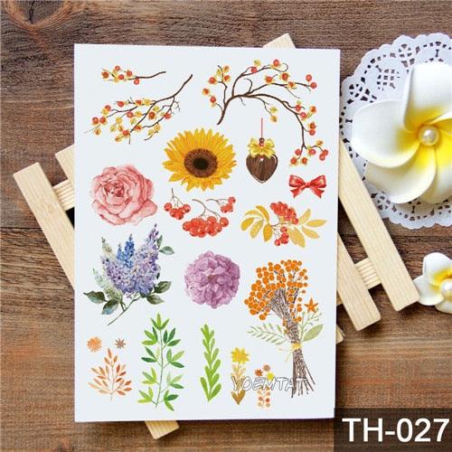 New Different Animals Waterproof Temporary Sticker Tattoo Cute Little Colorful Children Tattoos - TaTTTy