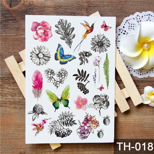 New Different Animals Waterproof Temporary Sticker Tattoo Cute Little Colorful Children Tattoos - TaTTTy