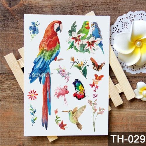 New Different Animals Waterproof Temporary Sticker Tattoo Cute Little Colorful Children Tattoos - TaTTTy