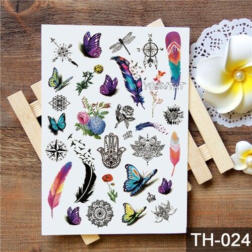 New Different Animals Waterproof Temporary Sticker Tattoo Cute Little Colorful Children Tattoos - TaTTTy