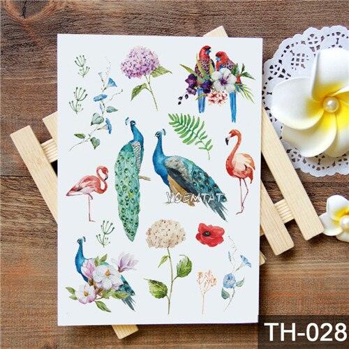 New Different Animals Waterproof Temporary Sticker Tattoo Cute Little Colorful Children Tattoos - TaTTTy