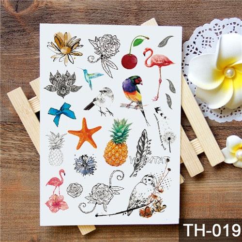 New Different Animals Waterproof Temporary Sticker Tattoo Cute Little Colorful Children Tattoos - TaTTTy